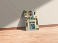 Messi El Capitano Metal Posters | Premium, Waterproof & Magnet-Mounted Art