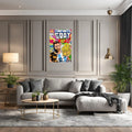 Messi The Infinity GOAT Metal Posters | Premium, Waterproof & Magnet-Mounted Art