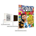 Messi The Infinity GOAT Metal Posters | Premium, Waterproof & Magnet-Mounted Art