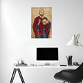 Messi The Savior Metal Posters | Premium, Waterproof & Magnet-Mounted Art