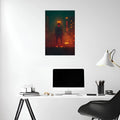 Miles Morales Spiderman Metal Posters | Premium, Waterproof & Magnet-Mounted Art