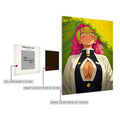 Mitsuri Kanroji Colorful Metal Posters | Premium, Waterproof & Magnet-Mounted Art