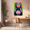 Mitsuri Kanroji Fanart Metal Posters | Premium, Waterproof & Magnet-Mounted Art