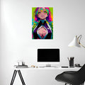 Mitsuri Kanroji Fanart Metal Posters | Premium, Waterproof & Magnet-Mounted Art
