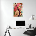 Mitsuri Kanroji Japanese Metal Posters | Premium, Waterproof & Magnet-Mounted Art