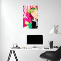 Mitsuri Kanroji Demon slayer metal Posters | Premium, Waterproof & Magnet-Mounted Art