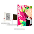Mitsuri Kanroji Demon slayer metal Posters | Premium, Waterproof & Magnet-Mounted Art
