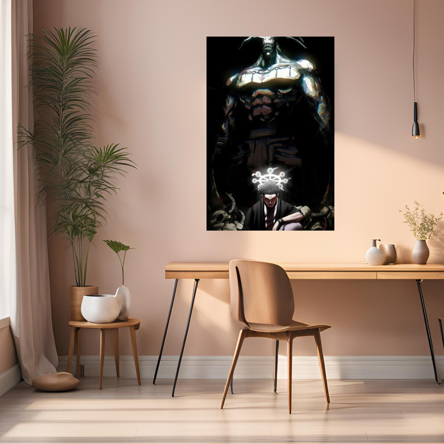 Mahoraga and Sukuna Horror Metal Posters | Premium, Waterproof & Magnet-Mounted Art