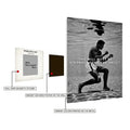 Mohamed Ali Underwater Metal Wall Posters | Premium, Waterproof & Magnet-Mounted Art