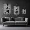 Mohamed Ali Underwater Metal Wall Posters | Premium, Waterproof & Magnet-Mounted Art