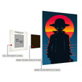 Monkey D Luffy Metal Wall Posters | Premium, Waterproof & Magnet-Mounted Art