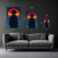 Monkey D Luffy Metal Wall Posters | Premium, Waterproof & Magnet-Mounted Art