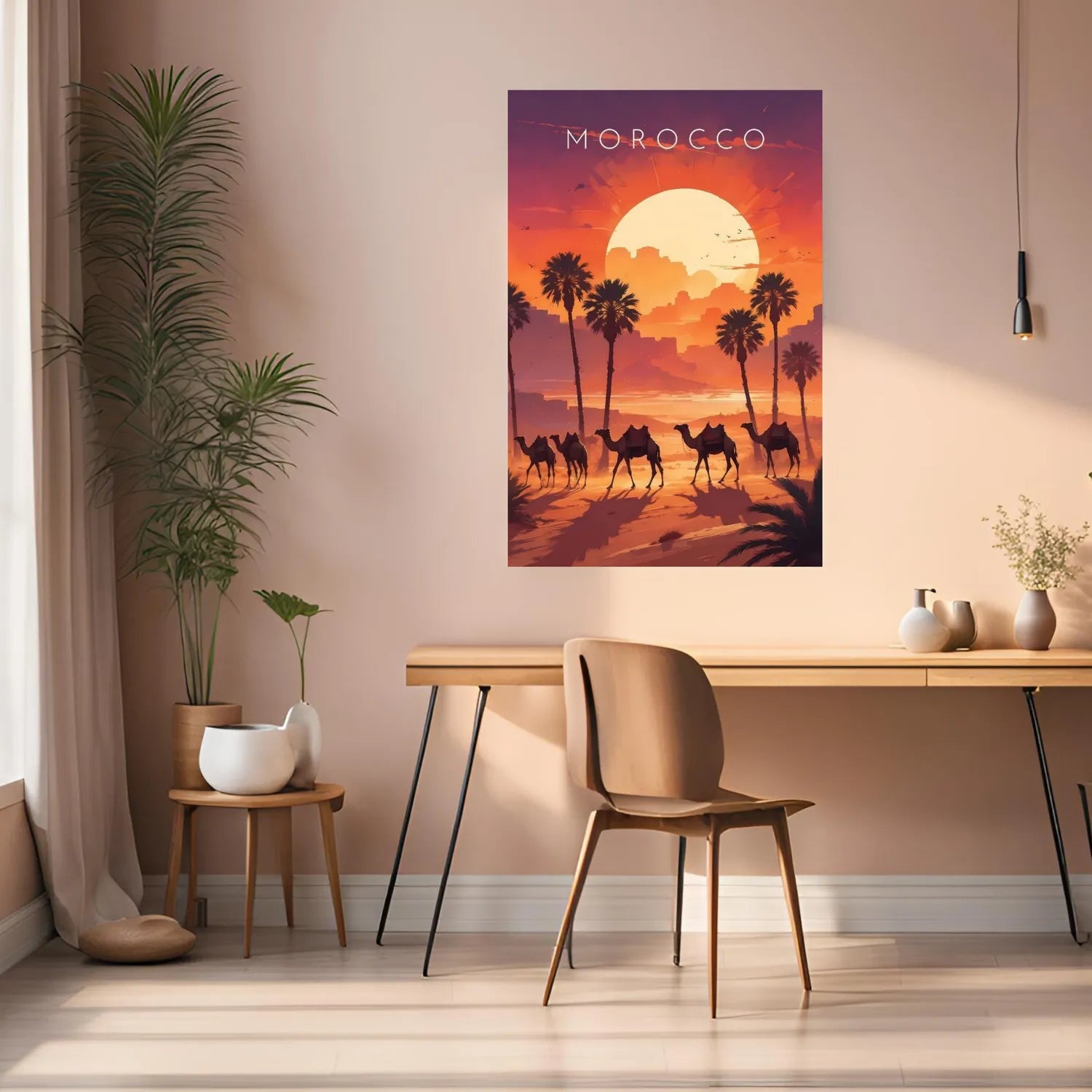 Morocco Art Metal Posters | Premium, Waterproof & Magnet-Mounted Art