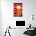 Morocco Art Metal Posters | Premium, Waterproof & Magnet-Mounted Art
