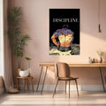 Motivational Displine Metal Posters | Premium, Waterproof & Magnet-Mounted Art