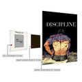 Motivational Displine Metal Posters | Premium, Waterproof & Magnet-Mounted Art