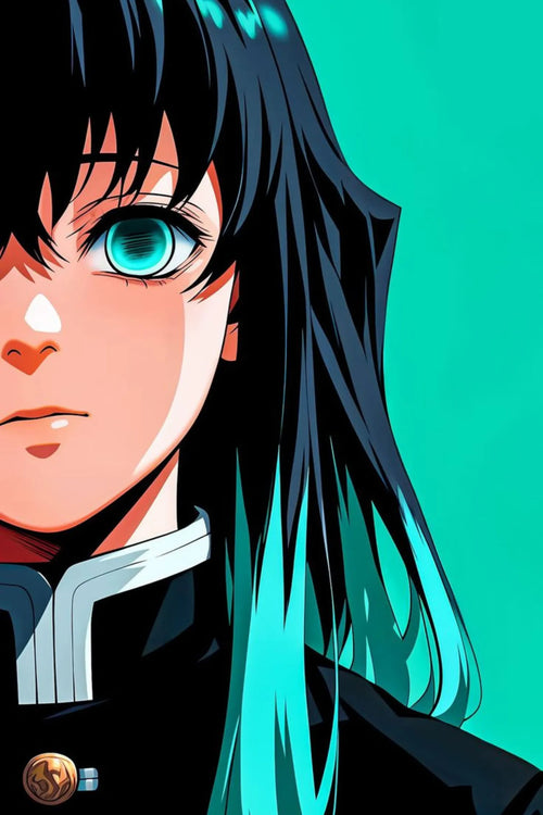 Muichiro Tokito Demon Slayer Metal Posters | Premium, Waterproof & Magnet-Mounted Art