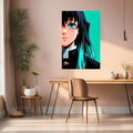 Muichiro Tokito Demon Slayer Metal Posters | Premium, Waterproof & Magnet-Mounted Art