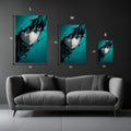 Muichiro Tokito Demon Slayer Modern  Metal Posters | Premium, Waterproof & Magnet-Mounted Art