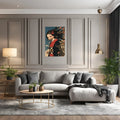 Nezuko Kamado Illustration Metal Posters | Premium, Waterproof & Magnet-Mounted Art