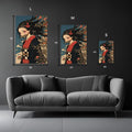 Nezuko Kamado Illustration Metal Posters | Premium, Waterproof & Magnet-Mounted Art