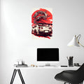 Nissan GTR Beast Metal Wall Posters | Premium, Waterproof & Magnet-Mounted Art