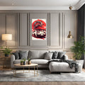 Nissan GTR Beast Metal Wall Posters | Premium, Waterproof & Magnet-Mounted Art