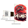 Nissan GTR Beast Metal Wall Posters | Premium, Waterproof & Magnet-Mounted Art