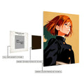 Nobara Kugisaki Jujustsu Kaisen Art Metal Posters | Premium, Waterproof & Magnet-Mounted Art