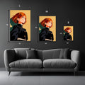 Nobara Kugisaki Jujustsu Kaisen Art Metal Posters | Premium, Waterproof & Magnet-Mounted Art