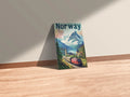 Norway Art Metal Posters | Premium, Waterproof & Magnet-Mounted Art