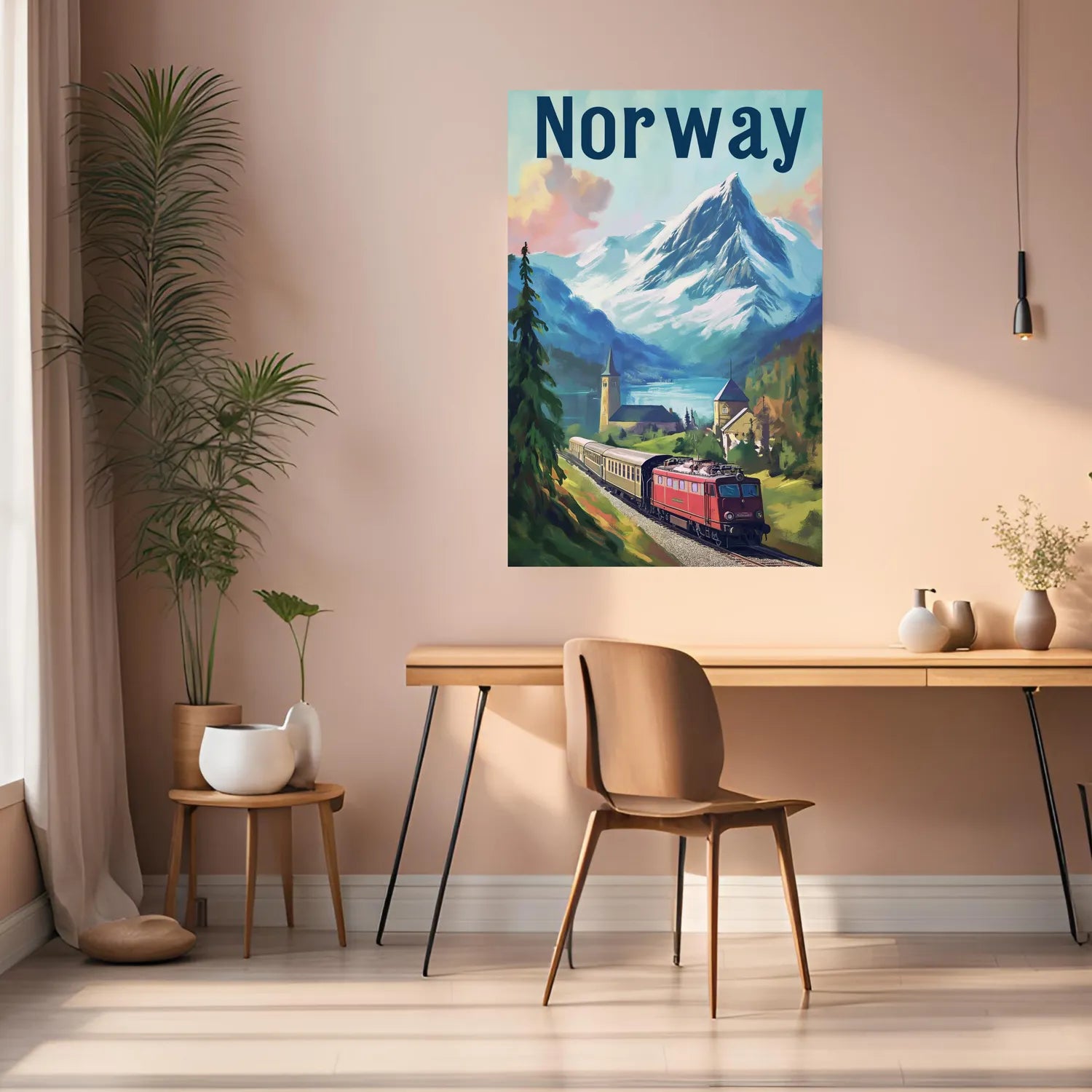 Norway Art Metal Posters | Premium, Waterproof & Magnet-Mounted Art