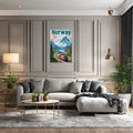 Norway Art Metal Posters | Premium, Waterproof & Magnet-Mounted Art