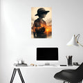 One Piece Luffy Art Metal Posters | Premium, Waterproof & Magnet-Mounted Art