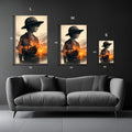 One Piece Luffy Art Metal Posters | Premium, Waterproof & Magnet-Mounted Art