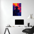 One Piece Modern Artistic Metal Wall Posters | Premium, Waterproof & Magnet-Mounted Art
