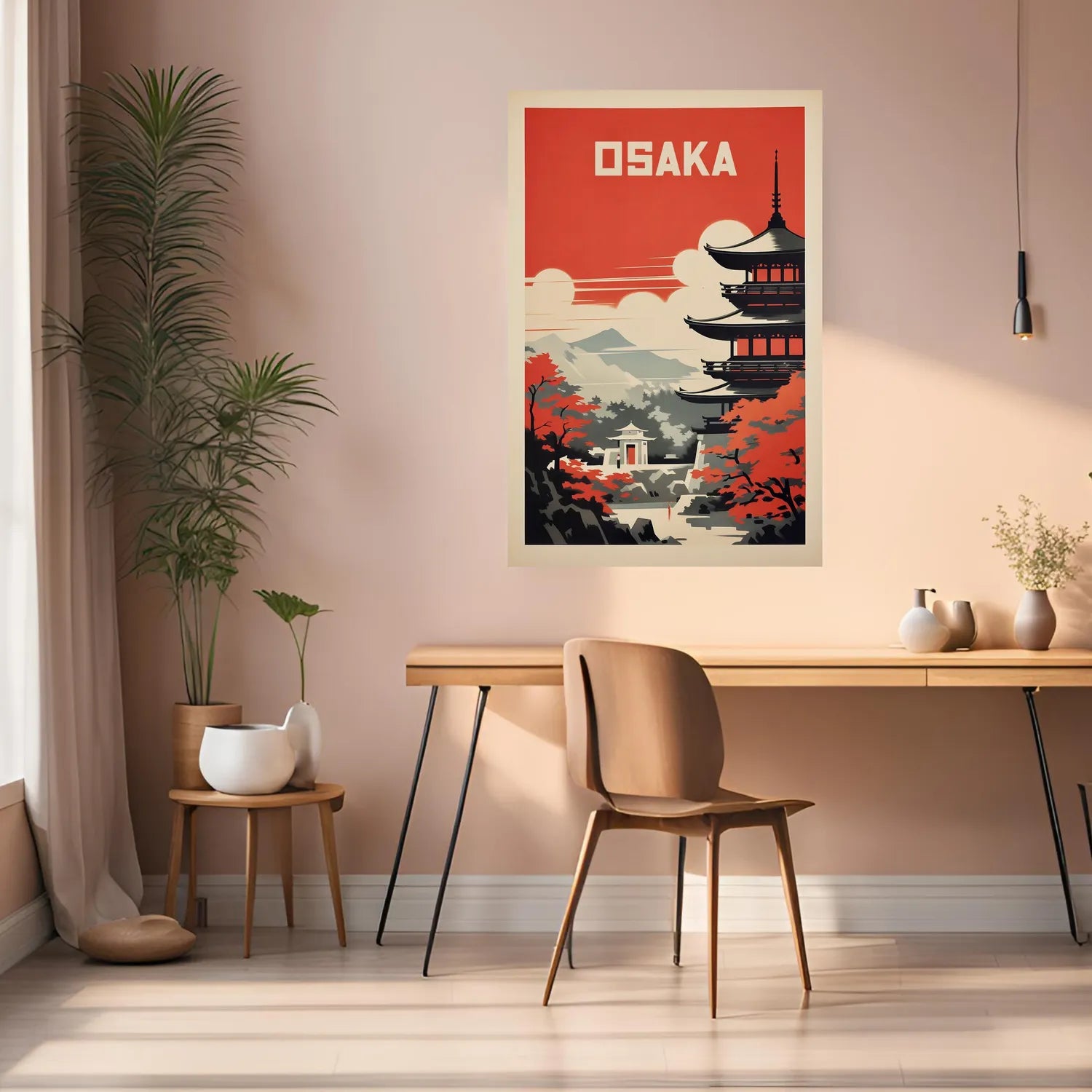 Osaka Japan Metal Posters | Premium, Waterproof & Magnet-Mounted Art