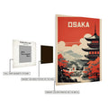 Osaka Japan Metal Posters | Premium, Waterproof & Magnet-Mounted Art