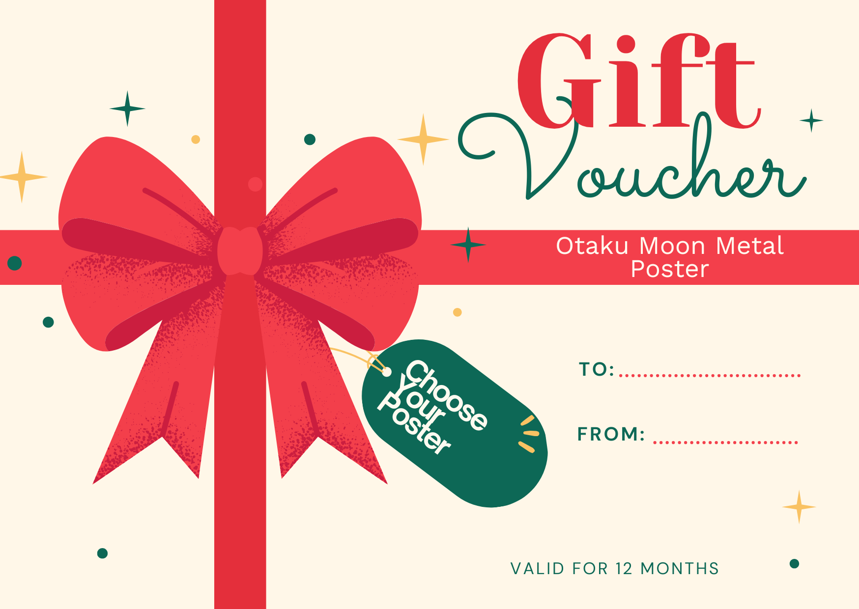 Gift Cards | Instant Delivery | Perfect for Wall Art Fans | Otaku Moon