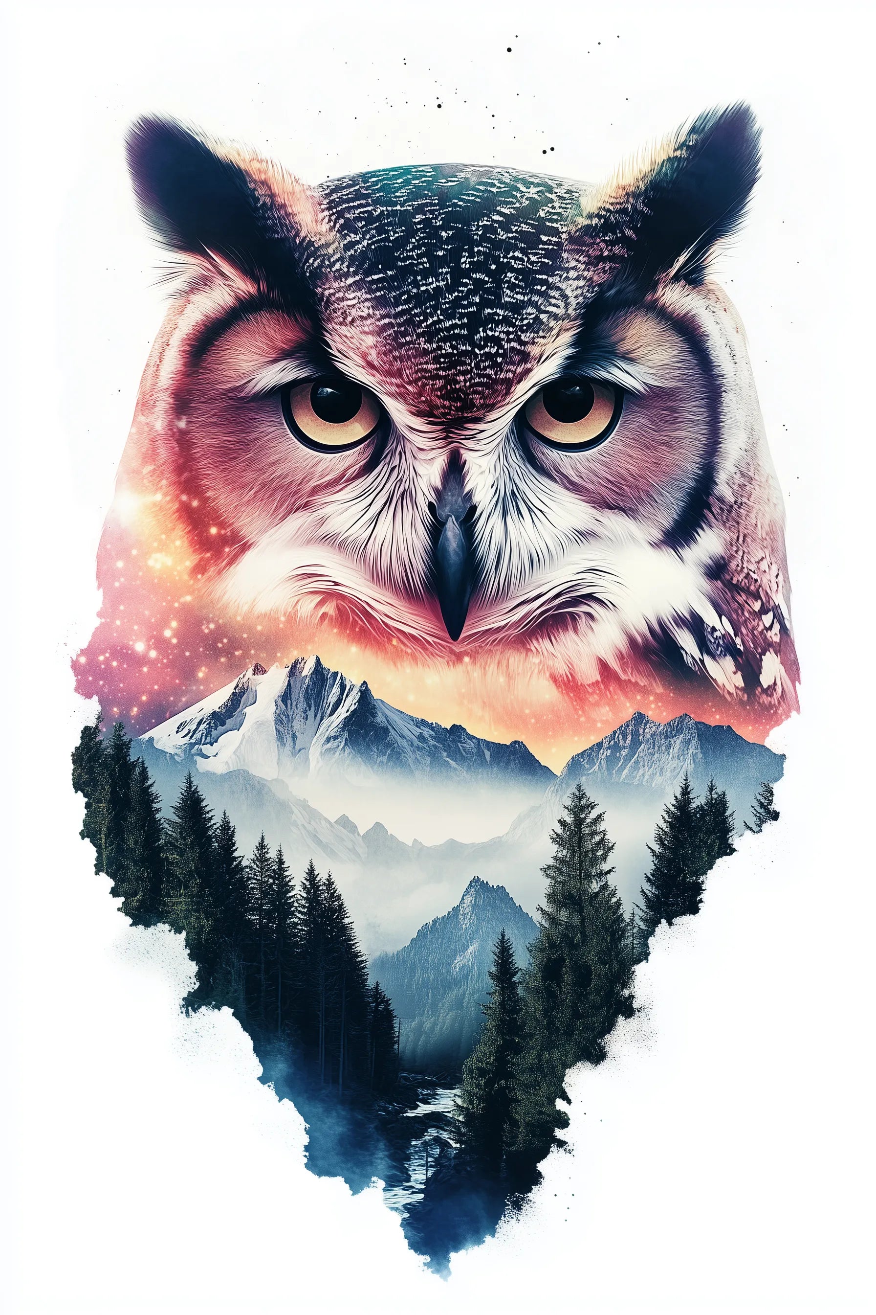 Owl and Nature Metal Wall Posters | Premium, Waterproof & Magnet-Mounted Art