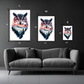 Owl and Nature Metal Wall Posters | Premium, Waterproof & Magnet-Mounted Art