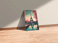 Paris France Art Metal Posters | Premium, Waterproof & Magnet-Mounted Art