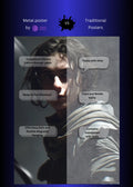Paul Atreides Wallart Metal Wall Posters | Premium, Waterproof & Magnet-Mounted Art