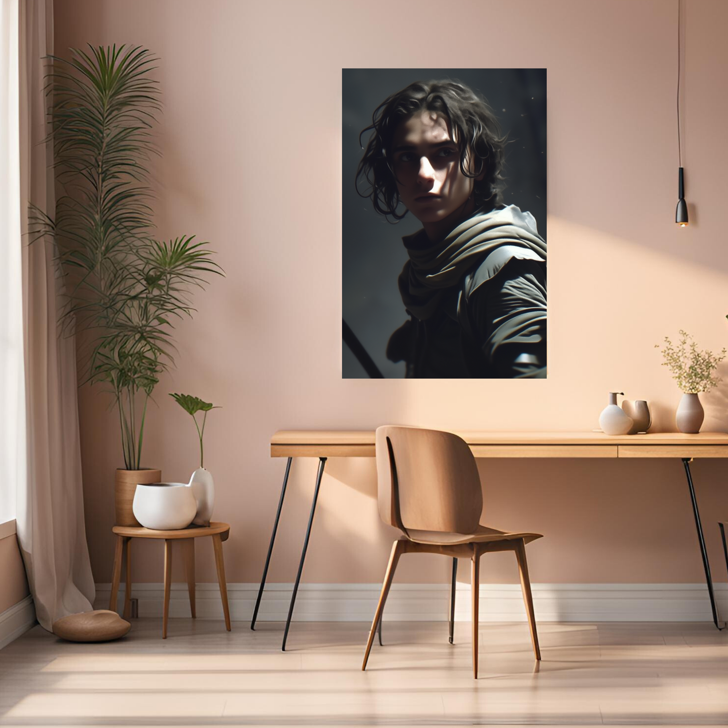 Paul Atreides Wallart Metal Wall Posters | Premium, Waterproof & Magnet-Mounted Art