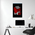 Please Don_t Kill My Vibe Metal Posters | Premium, Waterproof & Magnet-Mounted Art