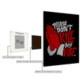 Please Don_t Kill My Vibe Metal Posters | Premium, Waterproof & Magnet-Mounted Art