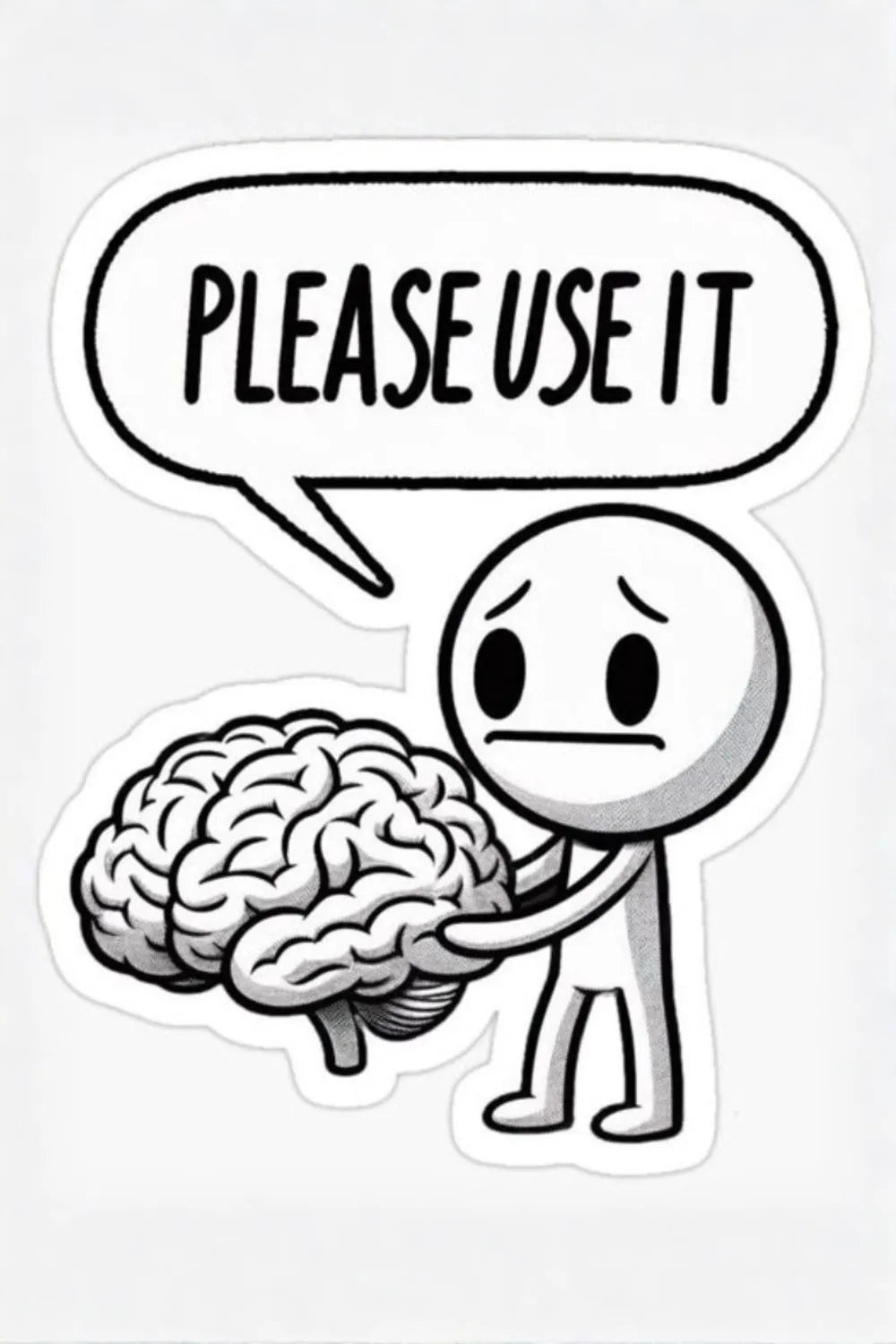 Please Use it Metal Posters | Premium, Waterproof & Magnet-Mounted Art