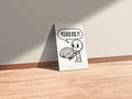 Please Use it Metal Posters | Premium, Waterproof & Magnet-Mounted Art