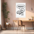 Please Use it Metal Posters | Premium, Waterproof & Magnet-Mounted Art