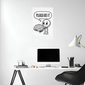 Please Use it Metal Posters | Premium, Waterproof & Magnet-Mounted Art